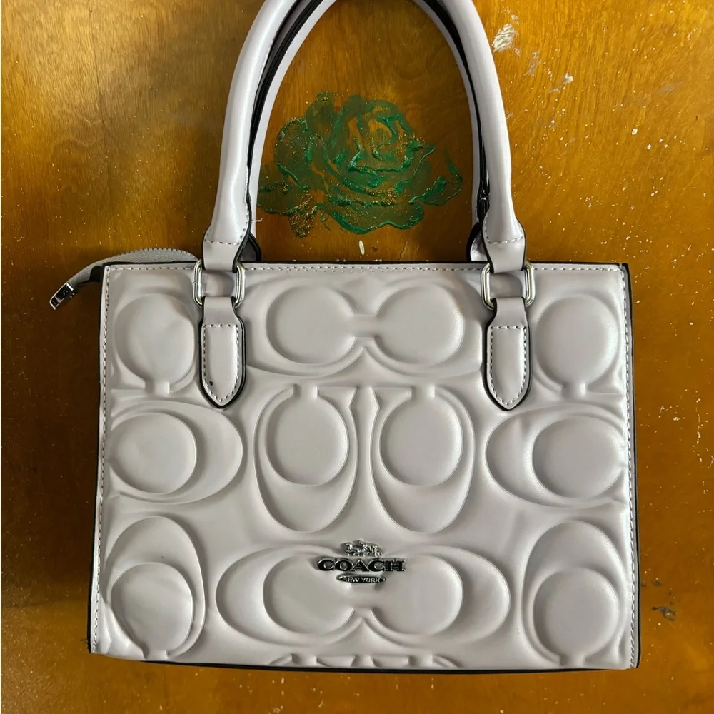 Coach carry all. Lavender Lilac Small Maggie - Picture 5 of 16